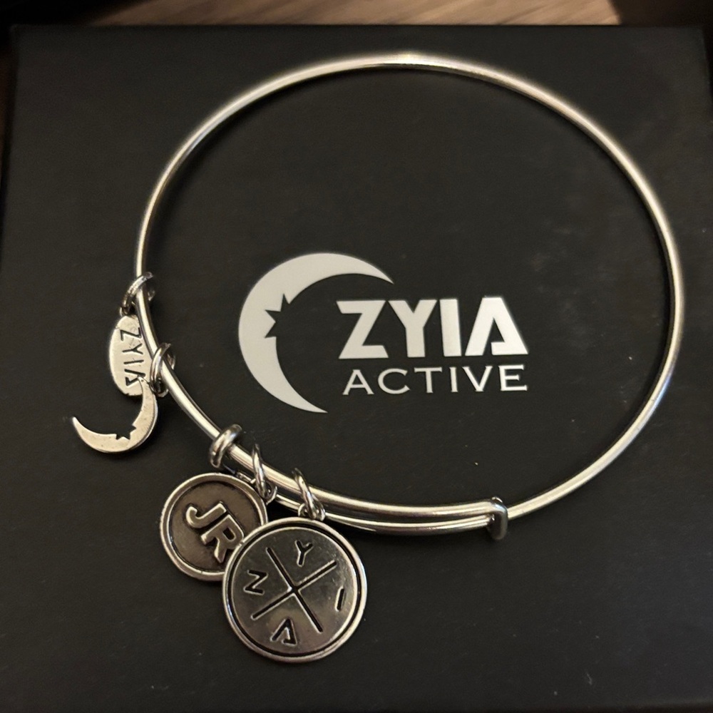 ZYIA Active Black and White Logo Design